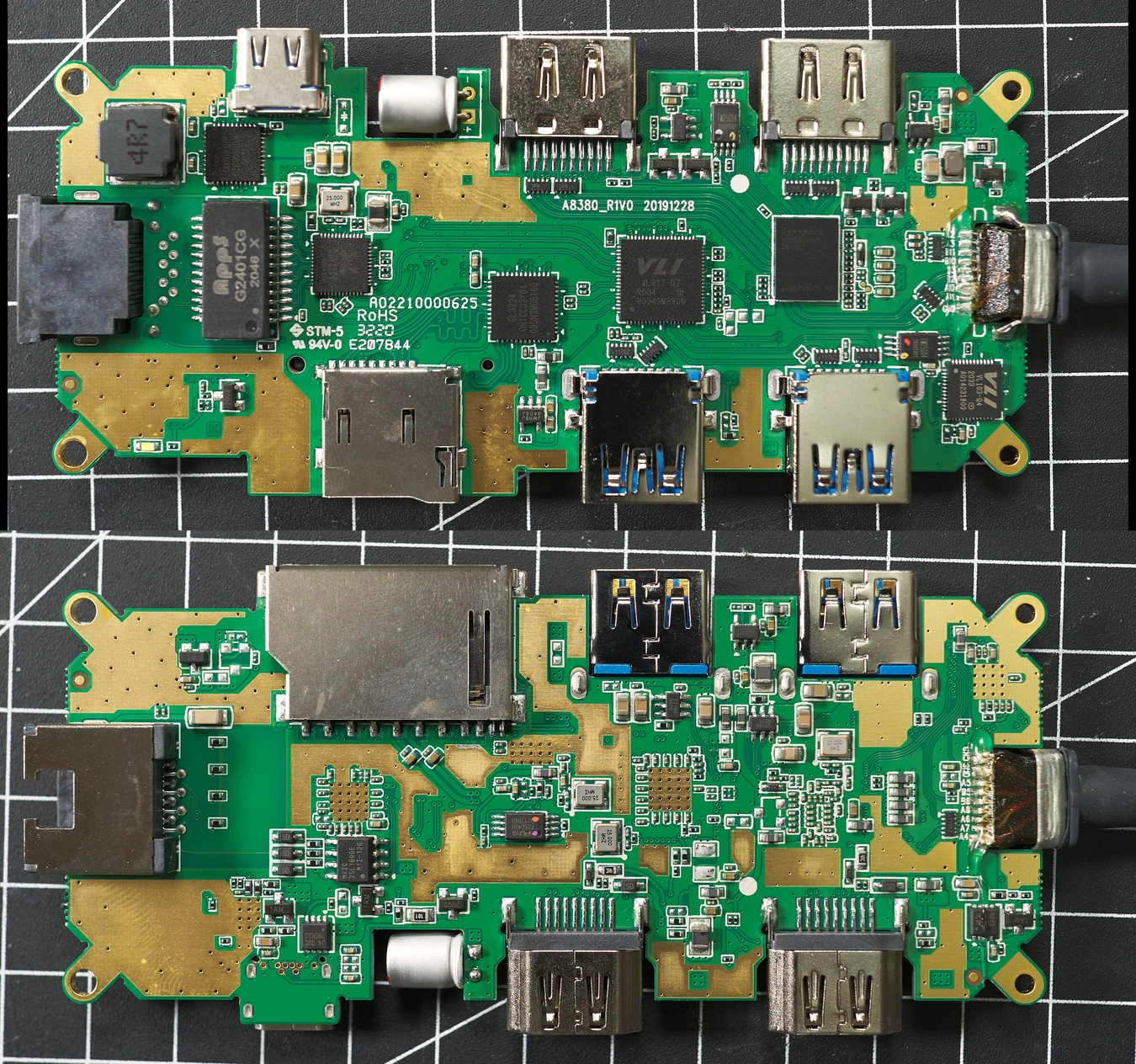 Photo the Anker PCB from both sides.